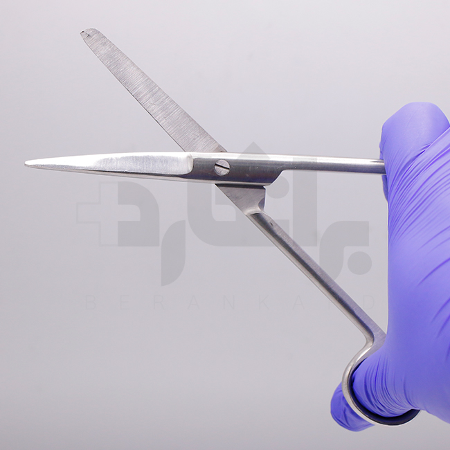 قیچی نخ یک سر تیز صاف 16 سانتی‌متری