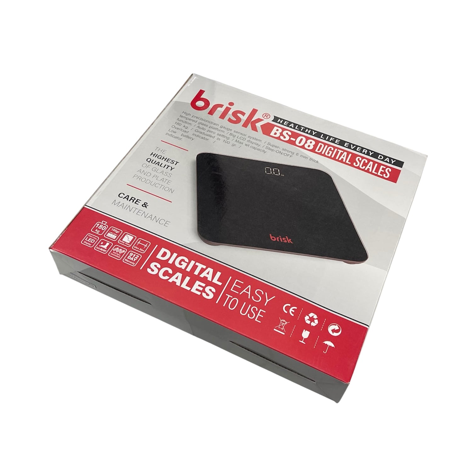 ترازو دیجیتال بریسک مدل BS-08 مشکی