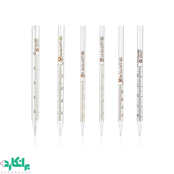 پیپت مدرج شیشه ای