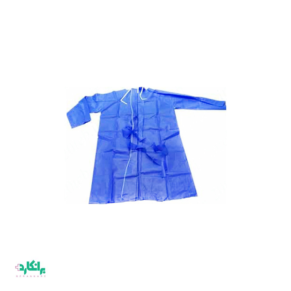 گان یکبار مصرف بیمار بدون مچ