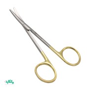 قیچی متزمبام  ( قیچی متس ) دسته طلایی با تیغه تنگستن کارباید