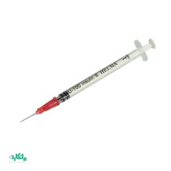 سرنگ انسولین سرسوزن جدا لوئرلاک یک میلی‌لیتر حلما طب-HelmaTeb