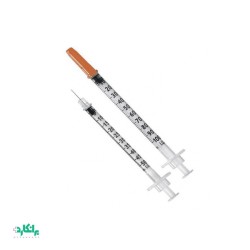 سرنگ انسولین سرسوزن متصل یک میلی‌لیتر حلما طب-Helmateb