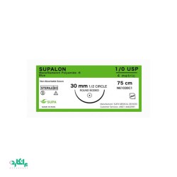 نخ جراحی نایلون راند بادید ۱ سوپا-Supa بسته 36 عددی